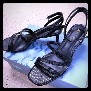 Essex Lane black strapy sandal